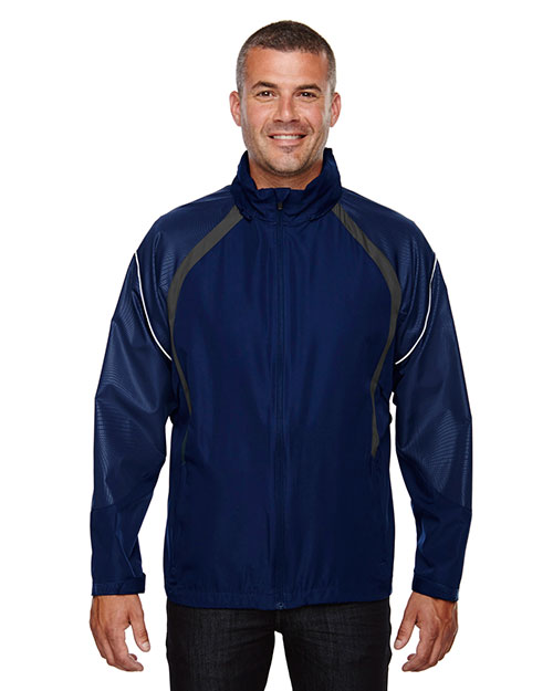 North End 88168 Men Sirius Lightweight Jacket with Embossed Print at GotApparel