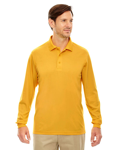 Core 365 88192 Men Pinnacle Performance Long-Sleeve Pique Polo at GotApparel