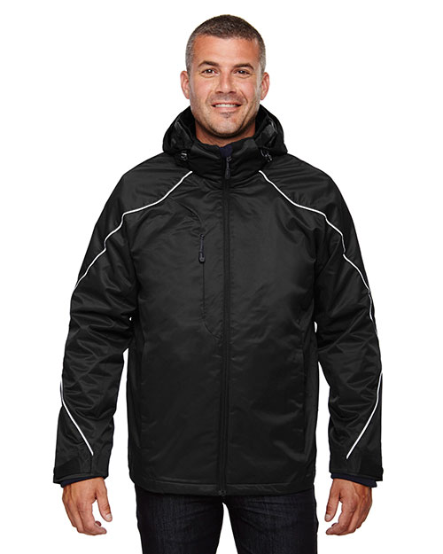 North End 88196 Men Angle 3-in-1 Jacket with Bonded Fleece Liner at GotApparel