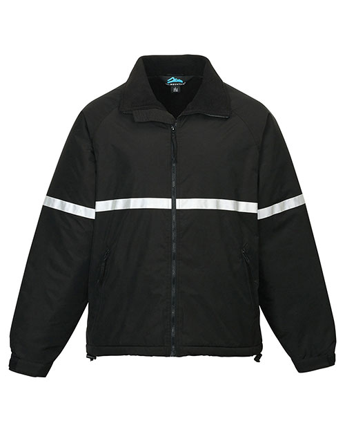 Tri-Mountain 8835 Men Sector Windproof/Water Resistant Heavyweight Safety Jacket at GotApparel