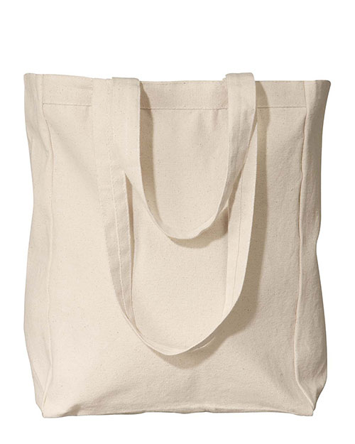 UltraClub 8861 Unisex Tote with Gusset at GotApparel