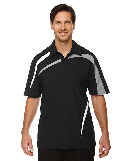North End 88645 Men Impact Performance Polyester Pique Colorblock Polo at GotApparel