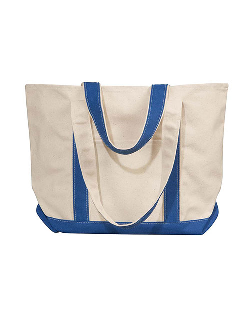 UltraClub 8871 Unisex Large Canvas Boat Tote at GotApparel