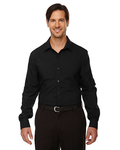 North End 88804 Men Rejuvenate Performance Shirt with RollUp Sleeves at GotApparel