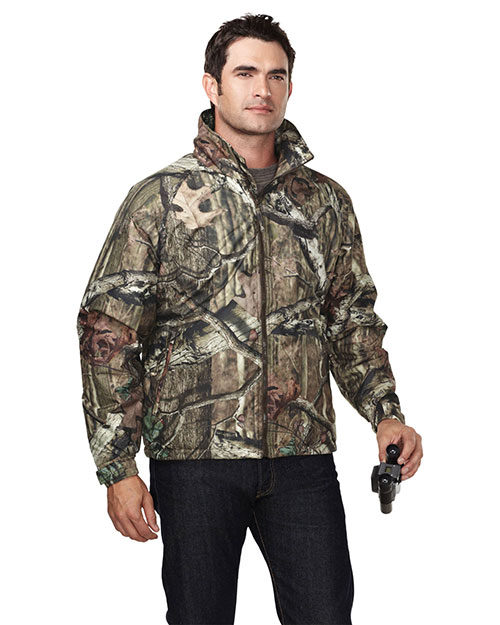 Tri-Mountain 8886C Men Mountaineer Camo Windproof/Water Resistant 3 Season Jacket With Realtree Ap Pattern at GotApparel