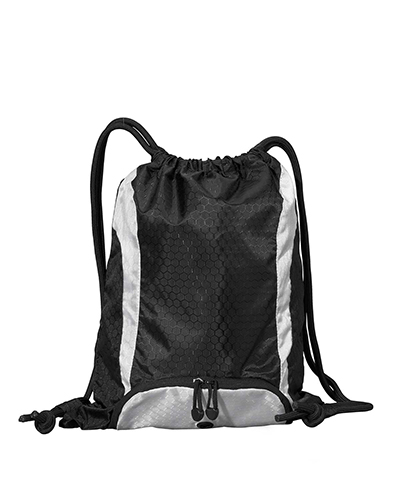 UltraClub 8890 Unisex Santa Cruz Drawstring Backpack at GotApparel