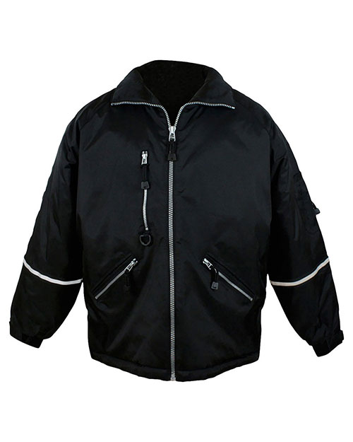 Tri-Mountain 8930 Men Courier Nylon Jacket With Reflective Tape at GotApparel