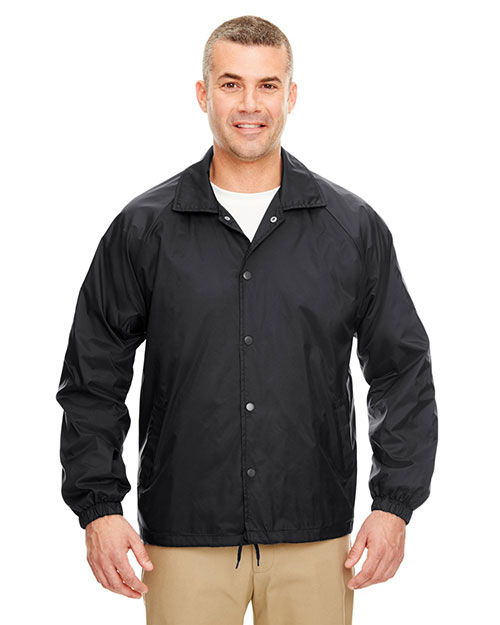 Ultraclub 8944 Men Nylon Coaches Jacket at GotApparel