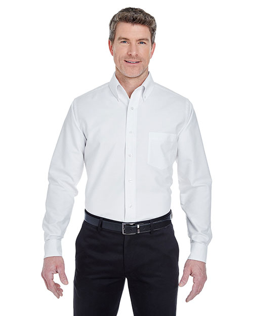 Ultraclub 8970 Men Classic Wrinkle-Free Long-Sleeve Oxford at GotApparel