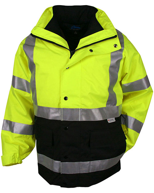 Tri-Mountain 8980 Men Industry Heavyweight Waterproof Safety Parka at GotApparel