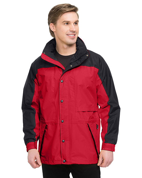 Tri-Mountain 9300 Men Climax Colorblock Nylon Parka With Mesh Lining at GotApparel
