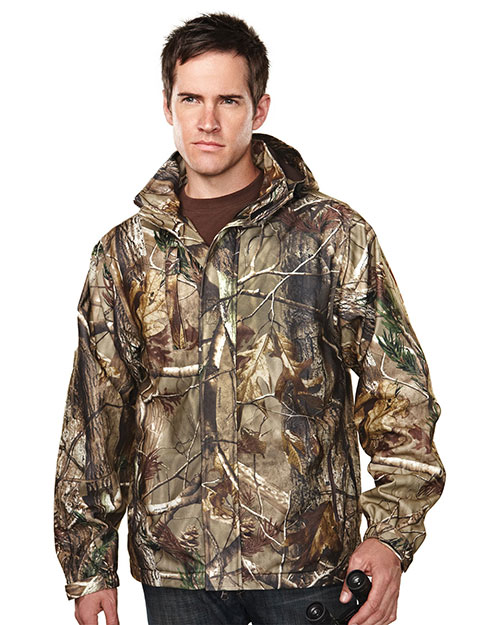 Tri-Mountain 9486C Men Reticle Camo Waterproof Breathable Soft Jacket at GotApparel