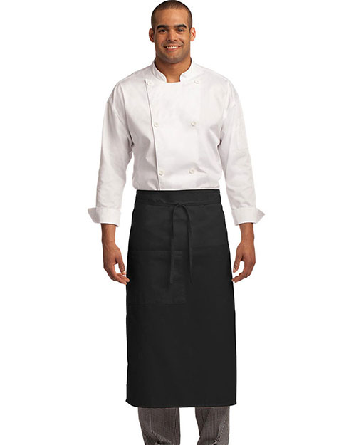 Port Authority A701 Men Easy Care Full Bistro Apron with Stain Release at GotApparel