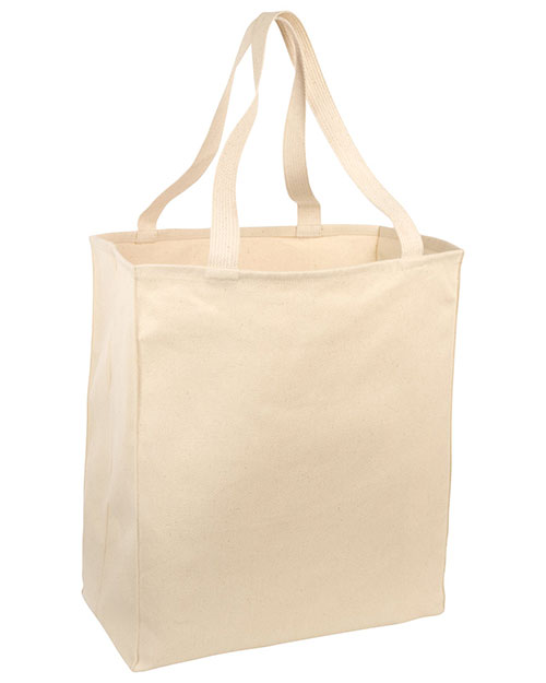 Port & Company B110 Unisex OvertheShoulder Grocery Tote at GotApparel