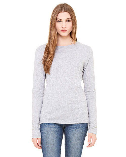 Bella + Canvas B6500 Women Jersey Long-Sleeve T-Shirt | GotApparel.com