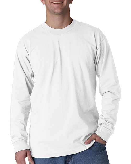 Bayside BA2955 Men 6.1 oz Cotton Long Sleeve T-Shirt at GotApparel