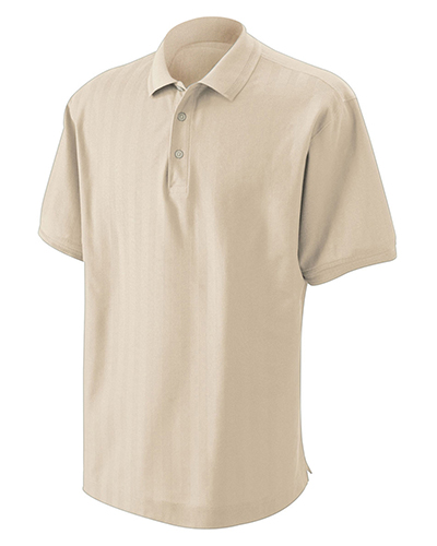 Devon & Jones Classic D340 Men Herringbone Polo at GotApparel