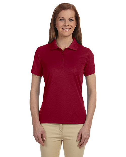 Devon & Jones Blue DG385W Women Dri Fast Advantage Solid Mesh Polo at GotApparel