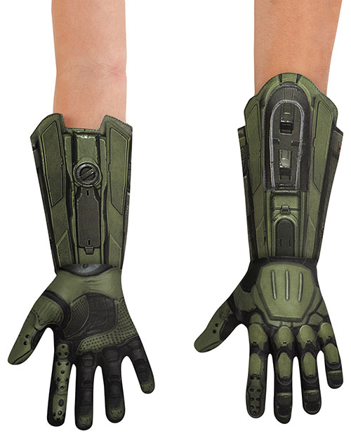 Halloween Costumes DG89997CH Boys Master Chief Gloves One Size at GotApparel