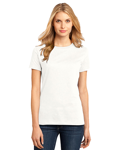 District Made DM104L Women Perfect Weight Crew Tee at GotApparel