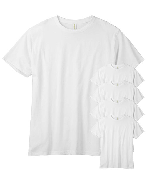 Custom Embroidered Econscious EC1000 Men 5.5 Oz. 100% Organic Cotton Classic Short-Sleeve T-Shirt 5-Pack at GotApparel