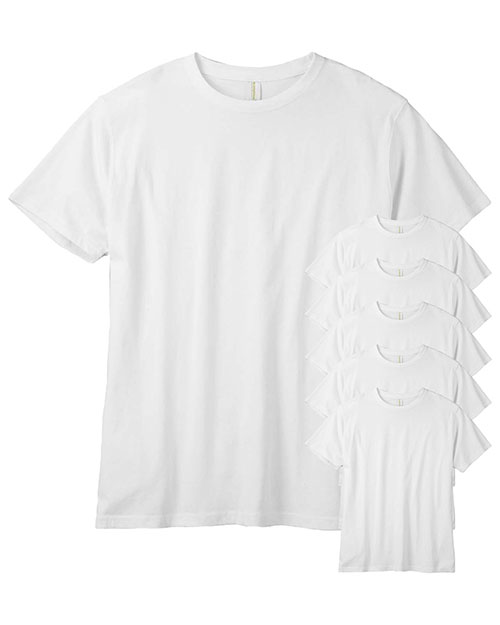 Custom Embroidered Econscious EC1000 Men 5.5 Oz. 100% Organic Cotton Classic Short-Sleeve T-Shirt 6-Pack at GotApparel