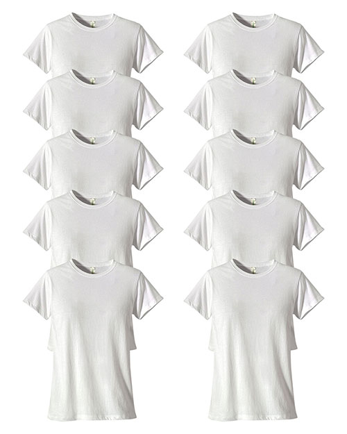 Custom Embroidered Econscious EC3000 Women 4.4 Oz. 100% Organic Cotton Classic Short-Sleeve T-Shirt 10-Pack at GotApparel