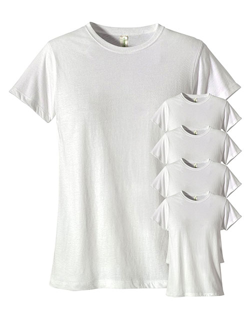 Custom Embroidered Econscious EC3000 Women 4.4 Oz. 100% Organic Cotton Classic Short-Sleeve T-Shirt 5-Pack at GotApparel