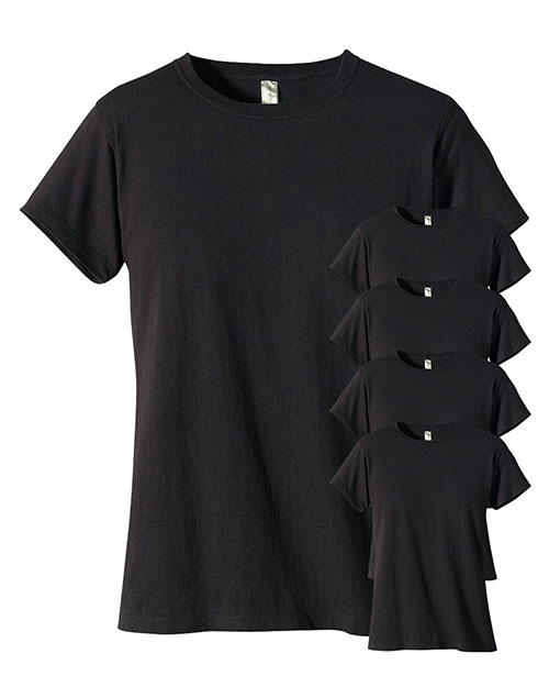 Custom Embroidered Econscious EC3000 Women 4.4 Oz. 100% Organic Cotton Classic Short-Sleeve T-Shirt 5-Pack at GotApparel