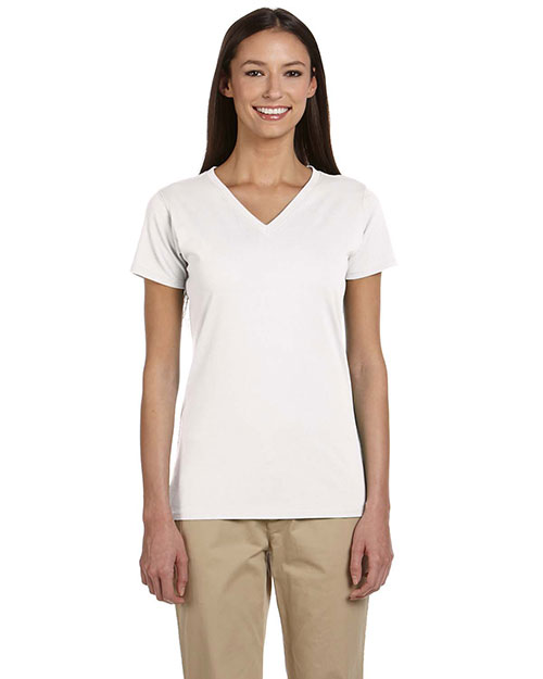 Custom Embroidered Econscious EC3052 Women 4.4 Oz. 100% Organic Cotton Short-Sleeve V-Neck T-Shirt at GotApparel