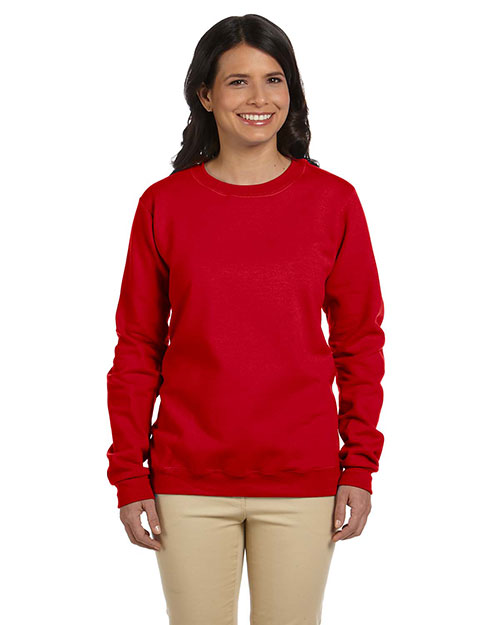 Gildan G180FL Women Heavy Blend 8 oz., 50/50 Fleece Crew at GotApparel