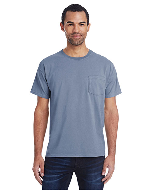 Hanes GDH150 Men Garment-Dyed Pocket T-Shirt at GotApparel