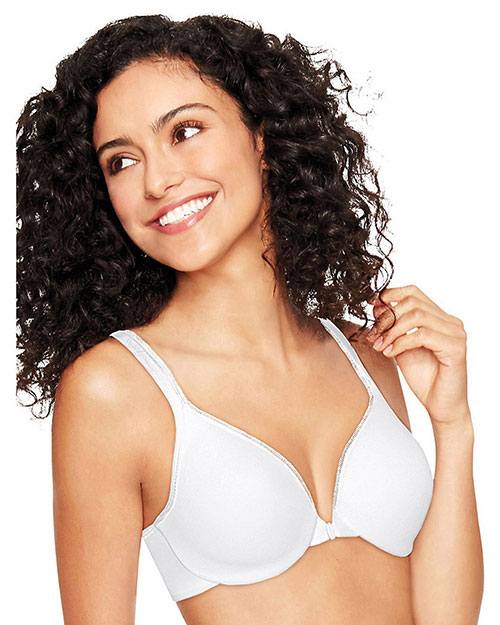 Hanes Ultimate HU01 Women Ultimate T-Shirt Front Close Underwire Bra at GotApparel