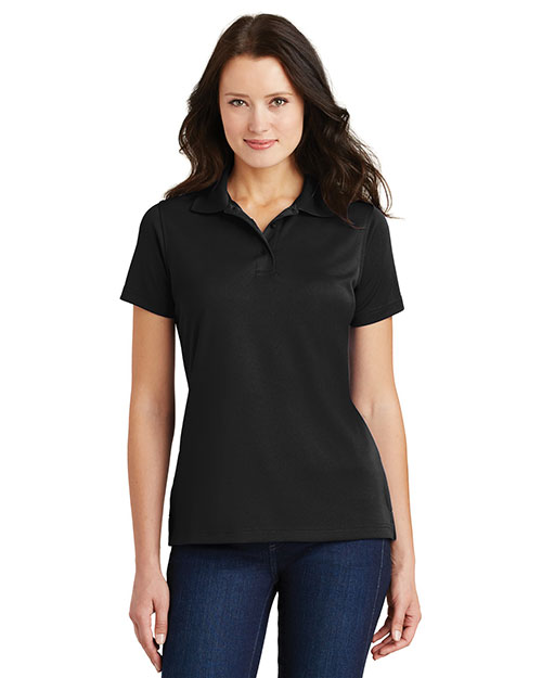 Port Authority L497 Women Poly Bamboo Charcoal Blend Pique Polo at GotApparel