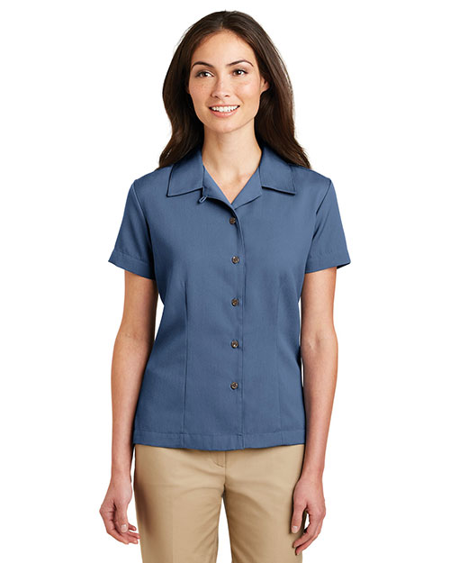 Port Authority L535 Women Easy Care Camp Shirt | GotApparel.com