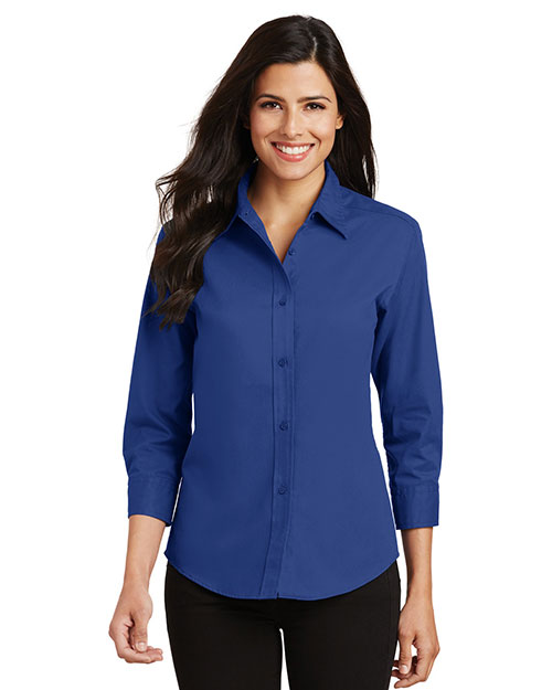 Port Authority L612 Women 3/4-Sleeve Easy Care Shirt at GotApparel