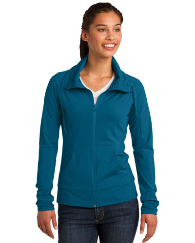 Sport-Tek® LST852 Women Sportwick Stretch Full-Zip Jacket at GotApparel