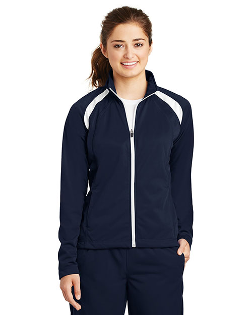 Sport-Tek® LST90 Women Tricot Track Jacket at GotApparel