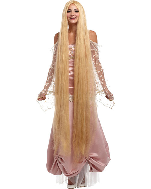 Halloween Costumes MR176005 Unisex Wig Blonde 60 Inch Straight at GotApparel