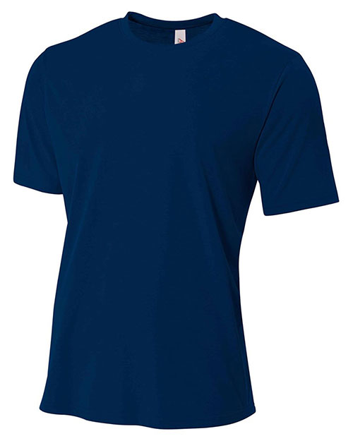 A4 N3264 Men Poly short sleeve Tee at GotApparel
