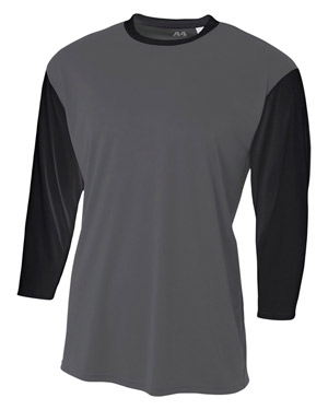 A4 NB3294 Boys 3/4-Sleeve Utility Shirt at GotApparel