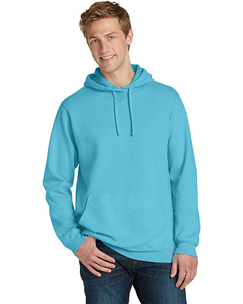 Port & Company PC098H Adult Essential PigmentDyed Pullover Hooded Sweatshirt at GotApparel
