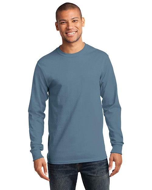 Port & Company PC61LST Men Tall Long-Sleeve Essential T-Shirt at GotApparel