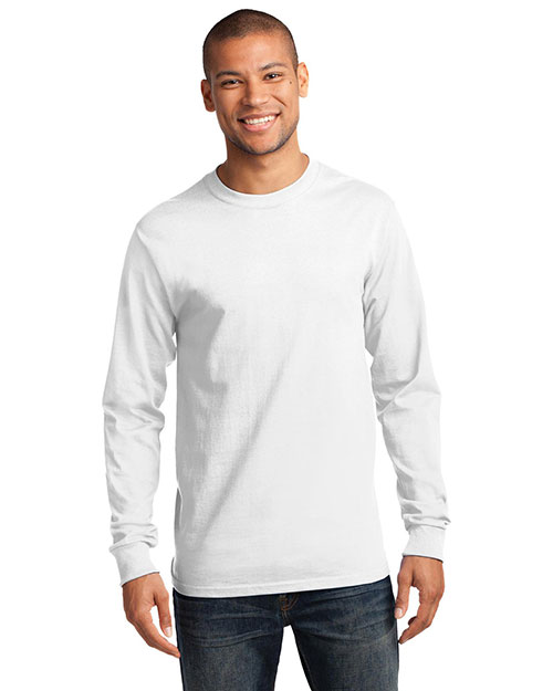Port & Company PC61LST Men Tall Long-Sleeve Essential T-Shirt at GotApparel
