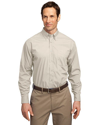 Port Authority S607 Men Long-Sleeve Easy Care Soil Resistant Shirt at GotApparel