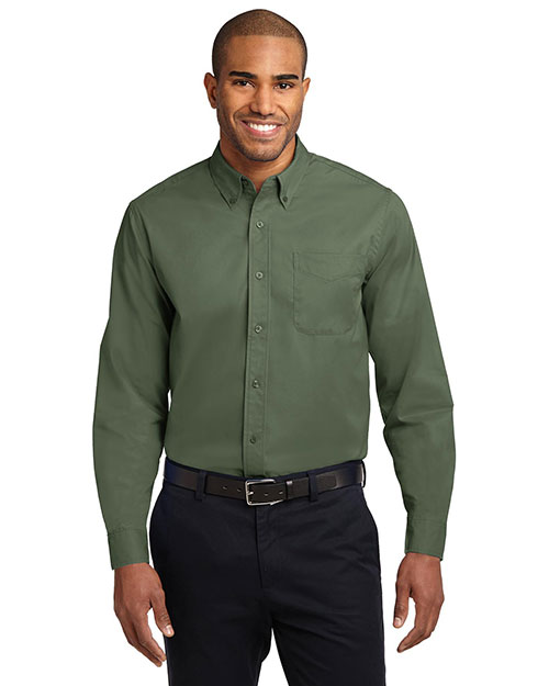 Port Authority  S608ES Men Extended Size Long-Sleeve Easy Care Shirt at GotApparel