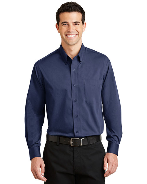 Port Authority S613 Men Tonal Pattern Easy Care Shirt at GotApparel