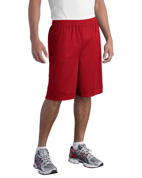 Sport-Tek® T515 Men Long Mesh Shorts at GotApparel