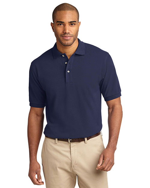Port Authority TLK420 Men Tall Pique Knit Polo at GotApparel