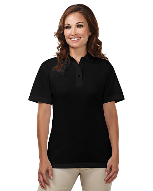 Tri-Mountain 302 Women Assistant Easy Care Knit Short-Sleeve Cook Shirt at GotApparel